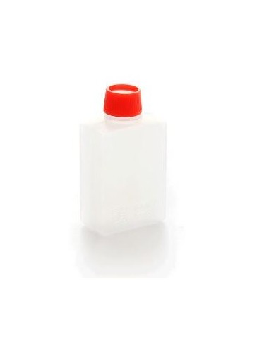 BOUTEILLE PLASTIQUE AVEC BOUCHON ROUGE 15ML 100P