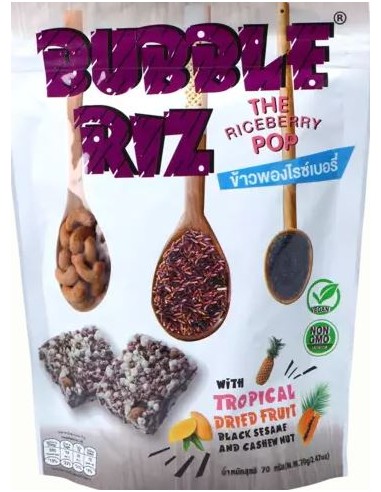 BUBBLE RIZ FRUIT 70G