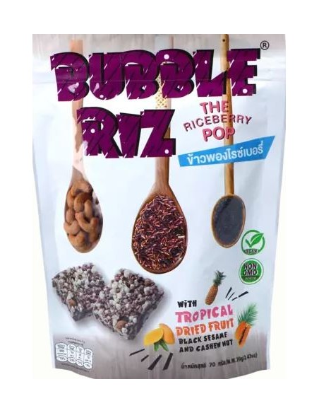 BUBBLE RIZ FRUIT 70G