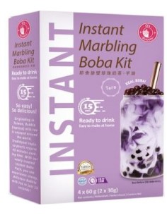 BUBBLE TEA INST TARO O'S BUBBLE 4*60G