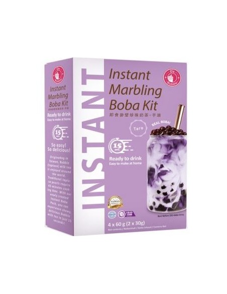 BUBBLE TEA INST TARO O'S BUBBLE 4*60G