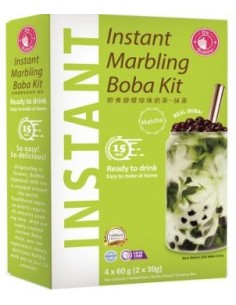 BUBBLE TEA INST MATCHA O'S BUBBLE 4*60G