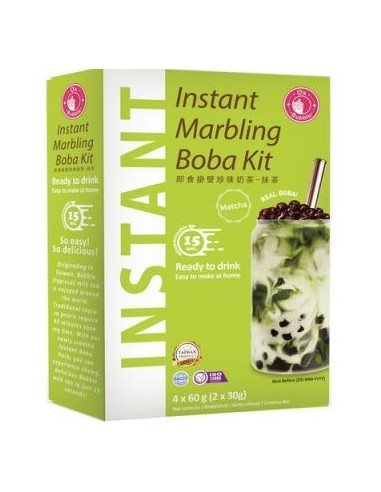 BUBBLE TEA INST MATCHA O'S BUBBLE 4*60G