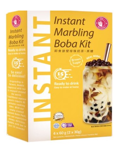 BUBBLE TEA INST CASSONADE O'S BUBBLE 4*60G