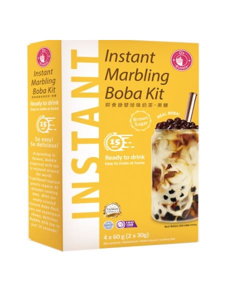 BUBBLE TEA INST CASSONADE O'S BUBBLE 4*60G
