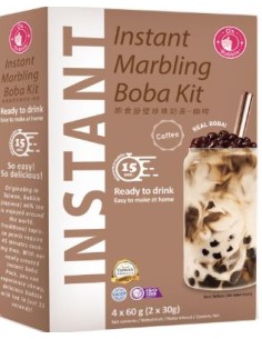 BUBBLE TEA INST CAFE O'S BUBBLE 4*60G