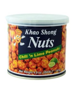 CACAHUETE AUX PIMENTS CITRON VERT KHAO SHONG 140G