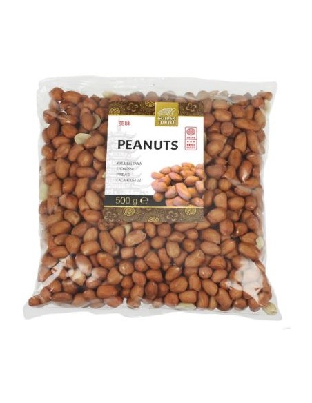 CACAHUETE CRU ROSE AVEC PEAU GOLDEN TURTLE 500G