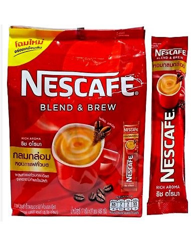 CAFE INST BLEND et BREW NESCAFE ROUGE  17,5G*27/SACHET