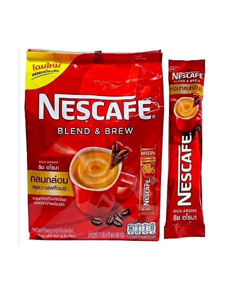 CAFE INST BLEND et BREW NESCAFE ROUGE  17,5G*27/SACHET