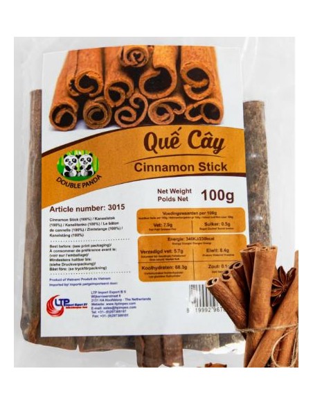 CANNELLE DOUBLE PANDA 100G