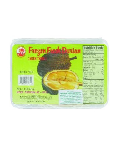 CHAIR DURIAN SANS NOYAU CONGELE COQ 454G