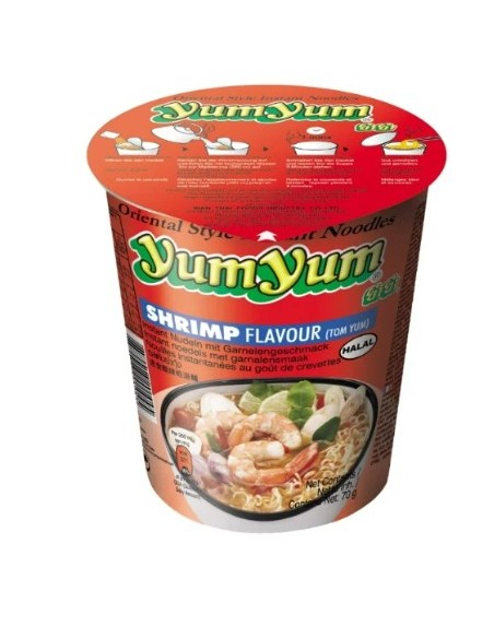 NOUILLE A.CREV TOM YUM SANS GLUTEN CUP YUM YUM 63G