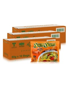 NOUILLE A.CURRY JAUNE YUM YUM 60G*30/CT