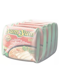 NOUILLE A.POULET SRIRACHA YUM YUM 60G*5/PACK