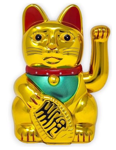 CHAT LUCKY GOLD 17.5CM