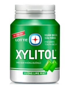 CHEWING GUM CITRON MENTHE BTS XYLITOL LOTTE 55,1G