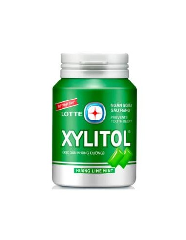 CHEWING GUM CITRON MENTHE BTS XYLITOL LOTTE 55,1G