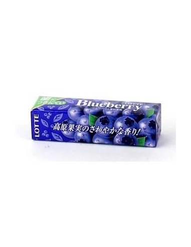 CHEWING GUM MYRTILLE LOTTE 15G*10/BLOC