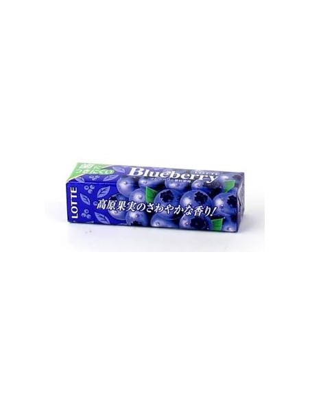 CHEWING GUM MYRTILLE LOTTE 15G*10/BLOC