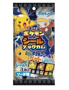 CHEWING GUM POKEMON AVEC AUTOCOLLANT JP 3,5G