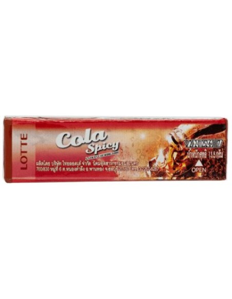 CHEWING GUM SPICY COLA LOTTE 13,5G