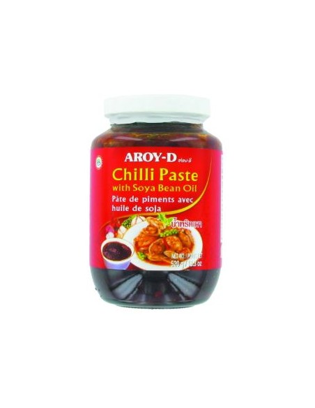 CHILLI PASTE PRIKPAO AROY-D 520G*24/CT
