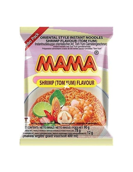 NOUILLE A.CREVETTE TOM YUM MAMA 90G
