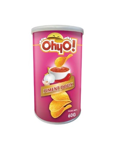CHIPS PIMENT DOUX OHYO 60G