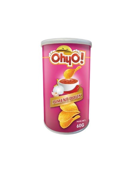 CHIPS PIMENT DOUX OHYO 60G
