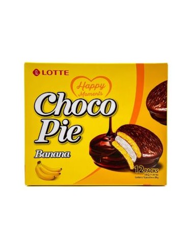 CHOCO PIE BANANE KOREA LOTTE 336G