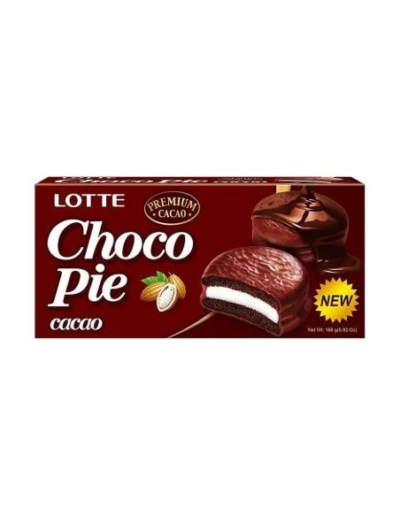 CHOCO PIE CACAO LOTTE 168G