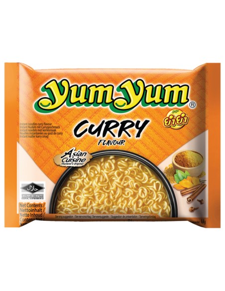 NOUILLE A.CURRY JAUNE YUM YUM 60G
