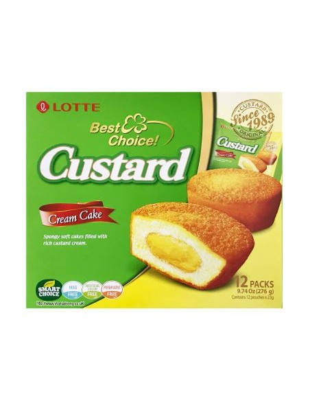 CHOCO PIE CUSTARD KOREA LOTTE 276G