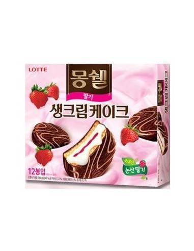 CHOCO PIE DREAM CAKE FRAISE LOTTE 384G