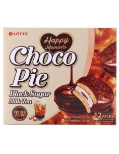 CHOCO PIE THE AU LAIT SUCRE NOIR LOTTE 336G