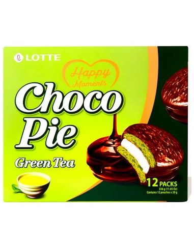 CHOCO PIE THE VERT LOTTE 336G