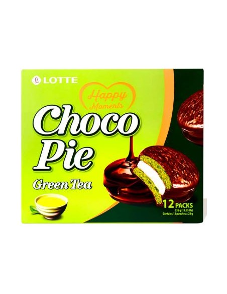 CHOCO PIE THE VERT LOTTE 336G