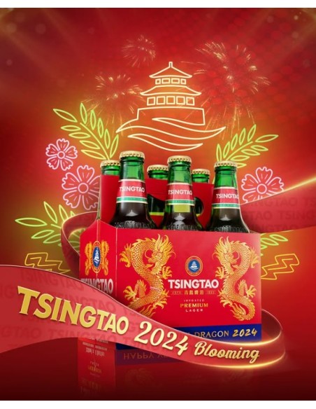 BIERE TSINGTAO D70 NOUVEL AN 355ML 4.7%*24/CT