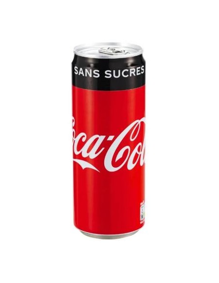 COCA COLA SANS SUCRE CANETTE 33CL*24/PACK
