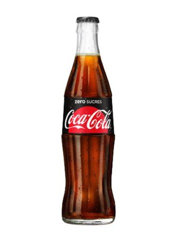 COCA COLA SANS SUCRE EN VERRE 25CL