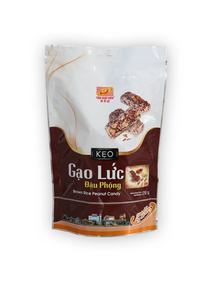 BONBON RIZ BRUN CACAHUETE TAN HUE VIEN