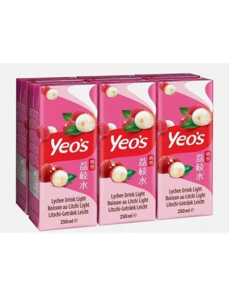 BOISSON LITCHI YEO 250ML*6/BLOC
