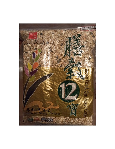 RIZ BRUN et GRAIN MELANGE AVOINE 1.2KG