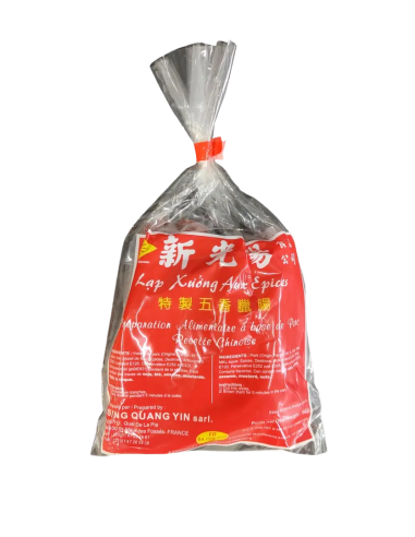 SAUCISSE CHINOISE 5 EPICES S.QUANG YIN 500G*40/CT