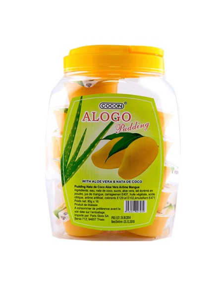 PUDDING MANGUE ALOE VERA 80G*16