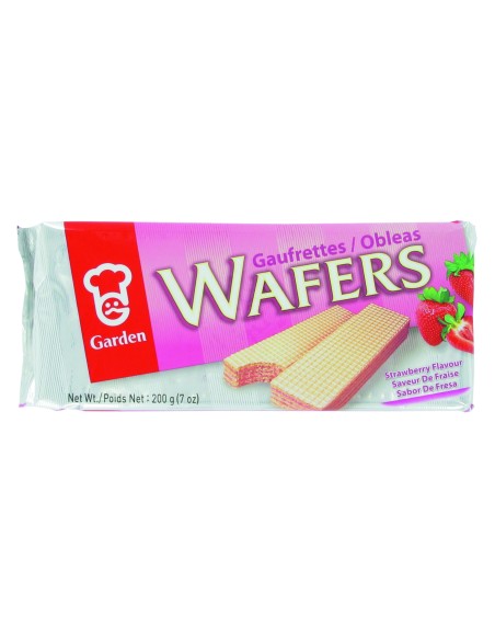 GAUFRETTE FRAISE GARDEN 200G