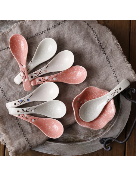 CUILLERE CERAMIQUE FLOCON DE NEIGE 14,5CM 1P