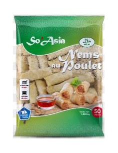 NEM POULET HALAL SO ASIA SFPA 50P 6 CT