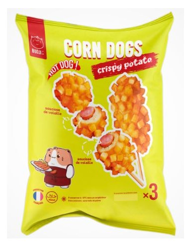CORN DOG MOZARELLA CRISPY POTATO BUDJI 330G